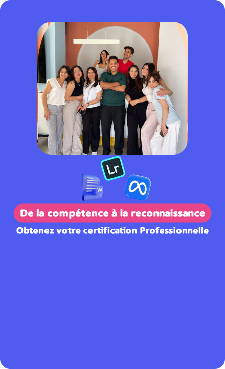 Boostez votre carrière en 3 mois grâce à notre formation accélérée
